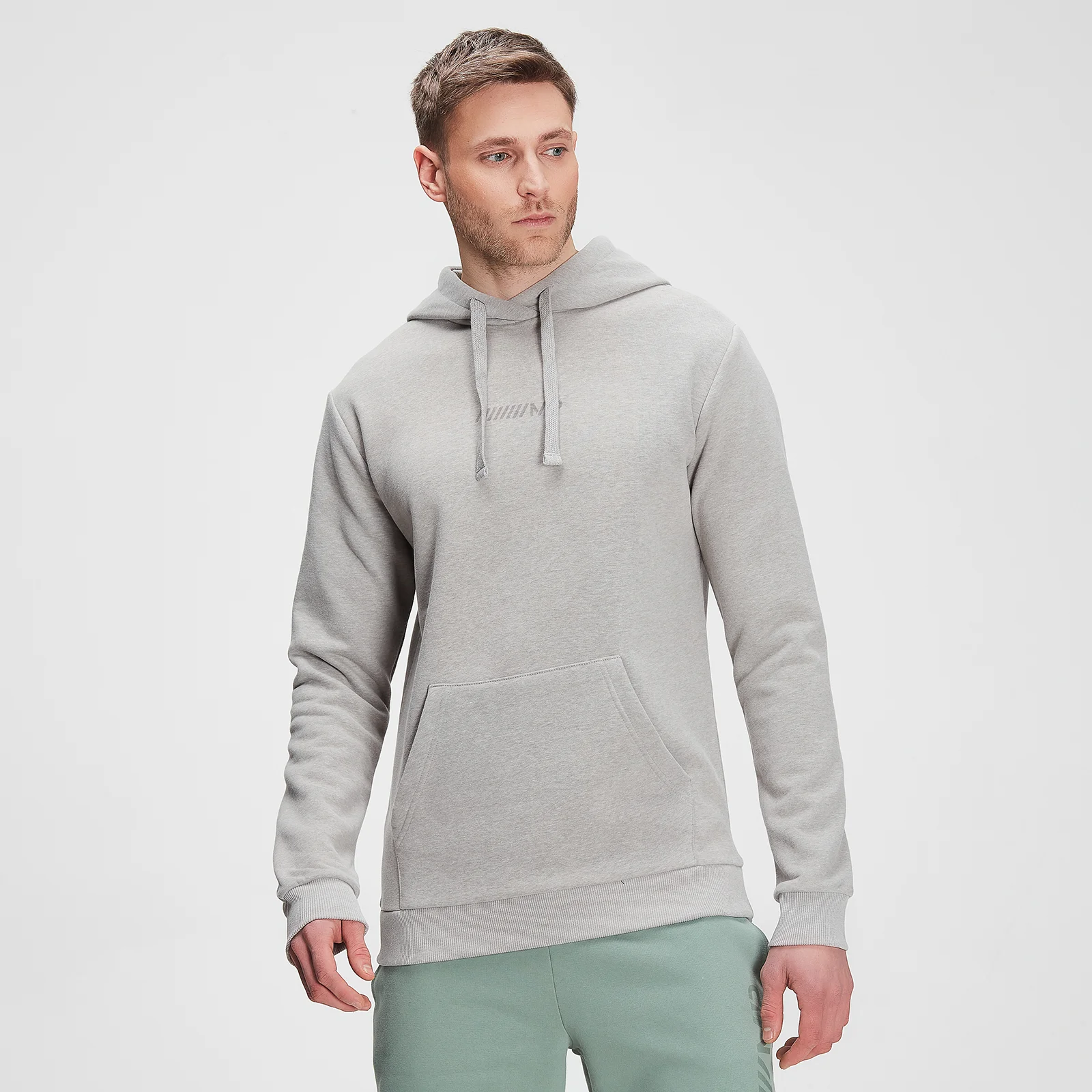 MP Tonal Graphic hoodie voor heren – Gemêleerd stormgrijs - XXS Afbeelding 1