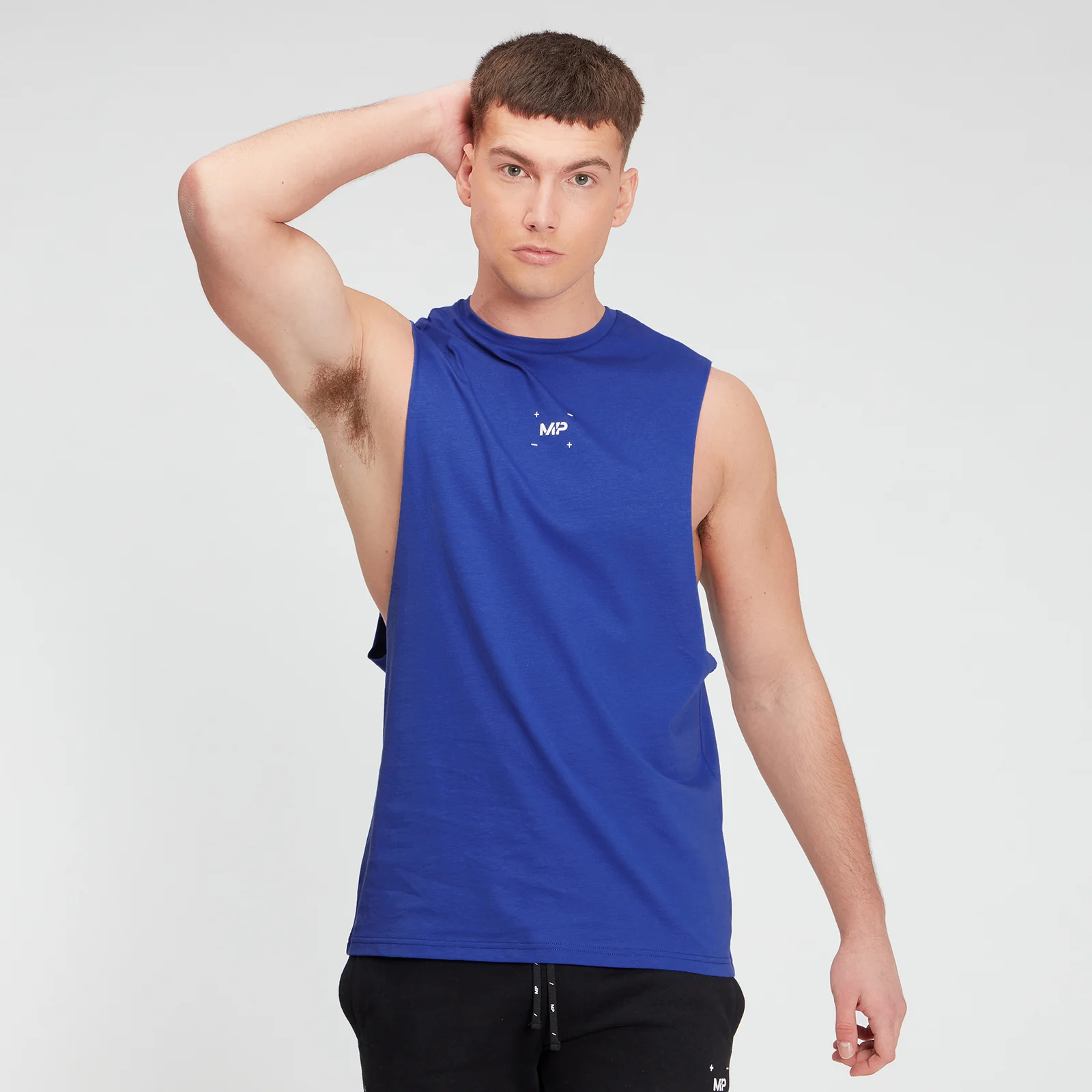 MP Men's Central Graphic Tank - Cobalt - XXS Afbeelding 1