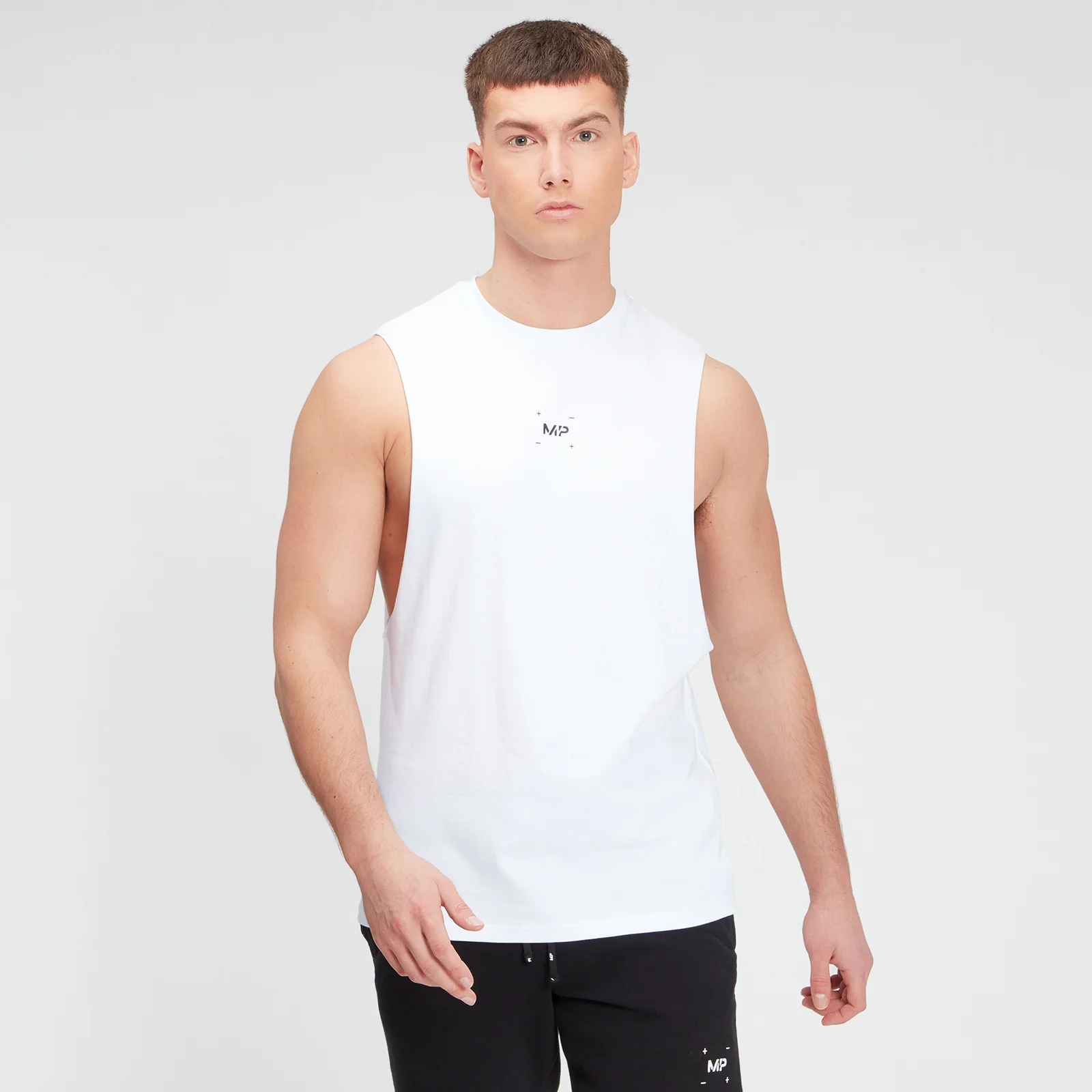 MP Men's Central Graphic Tank - White - XXS Afbeelding 1