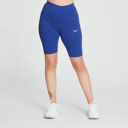 MP Women's Central Graphic Cycling Shorts - Kobalt