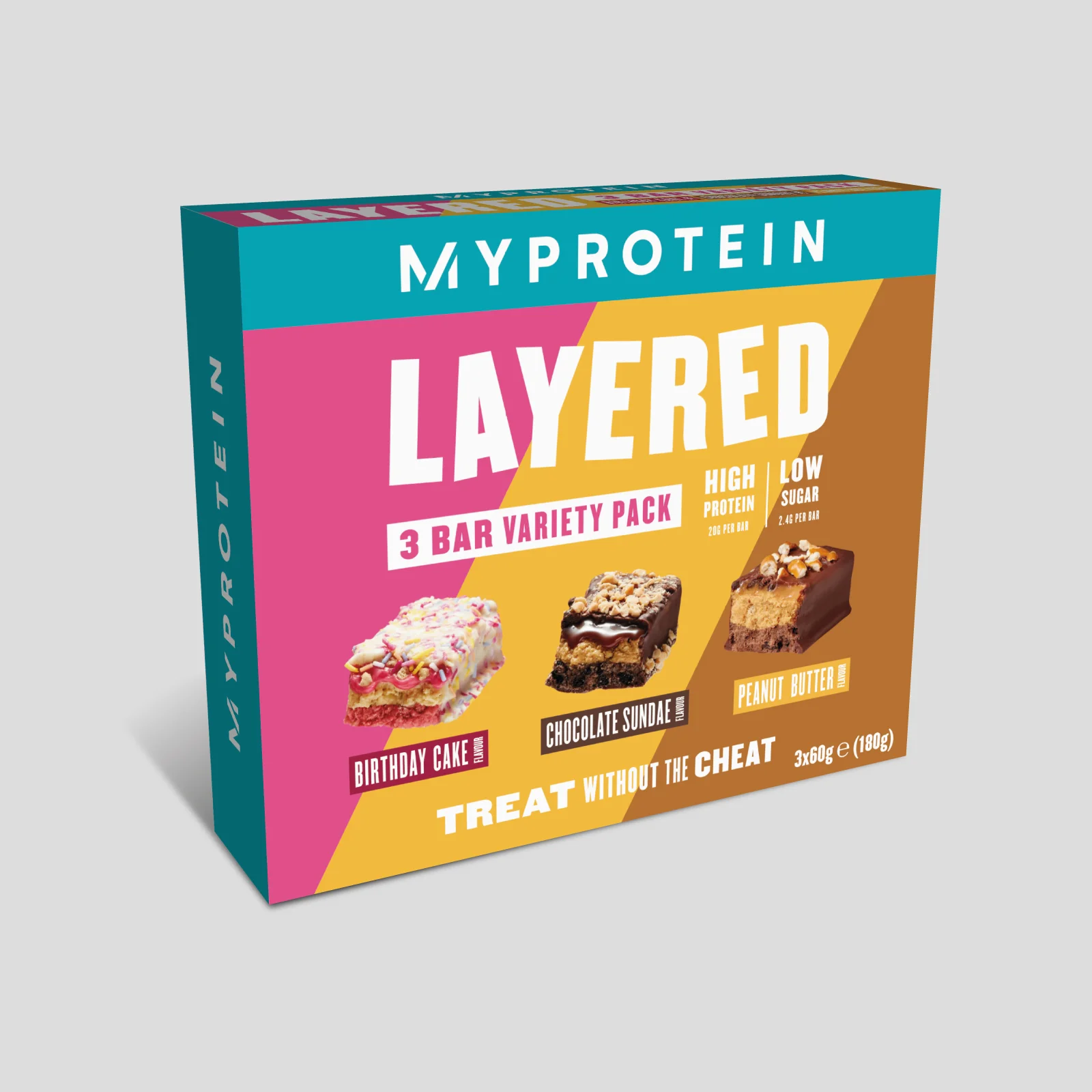 Layered Bar Variatie Verpakking - 3 Smaken Afbeelding 1