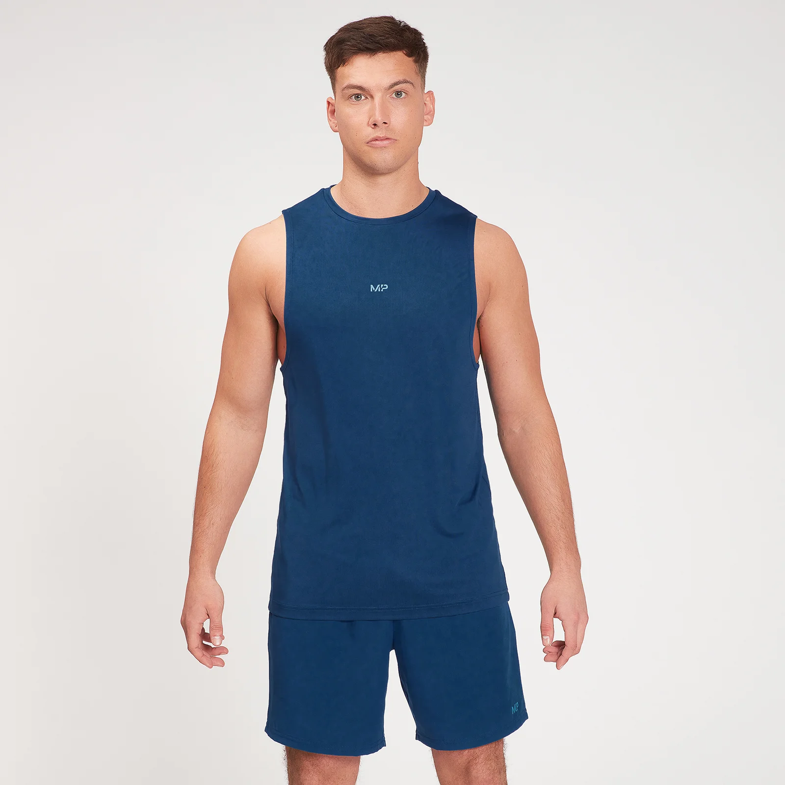 MP Men's Fade Graphic Training Tank - Dark Blue - XXS Afbeelding 1