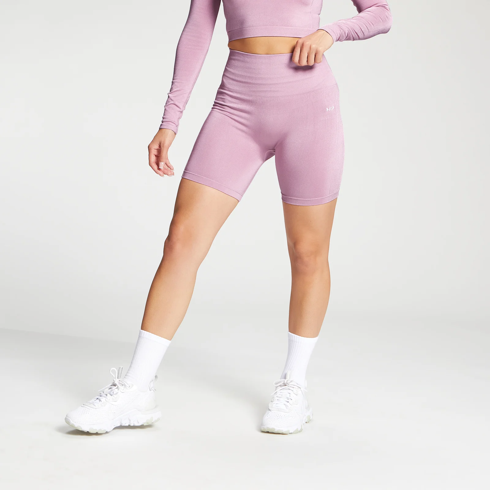 MP Women's Limited Edition Shape Seamless Cycling Shorts - Pink - XXS Afbeelding 1