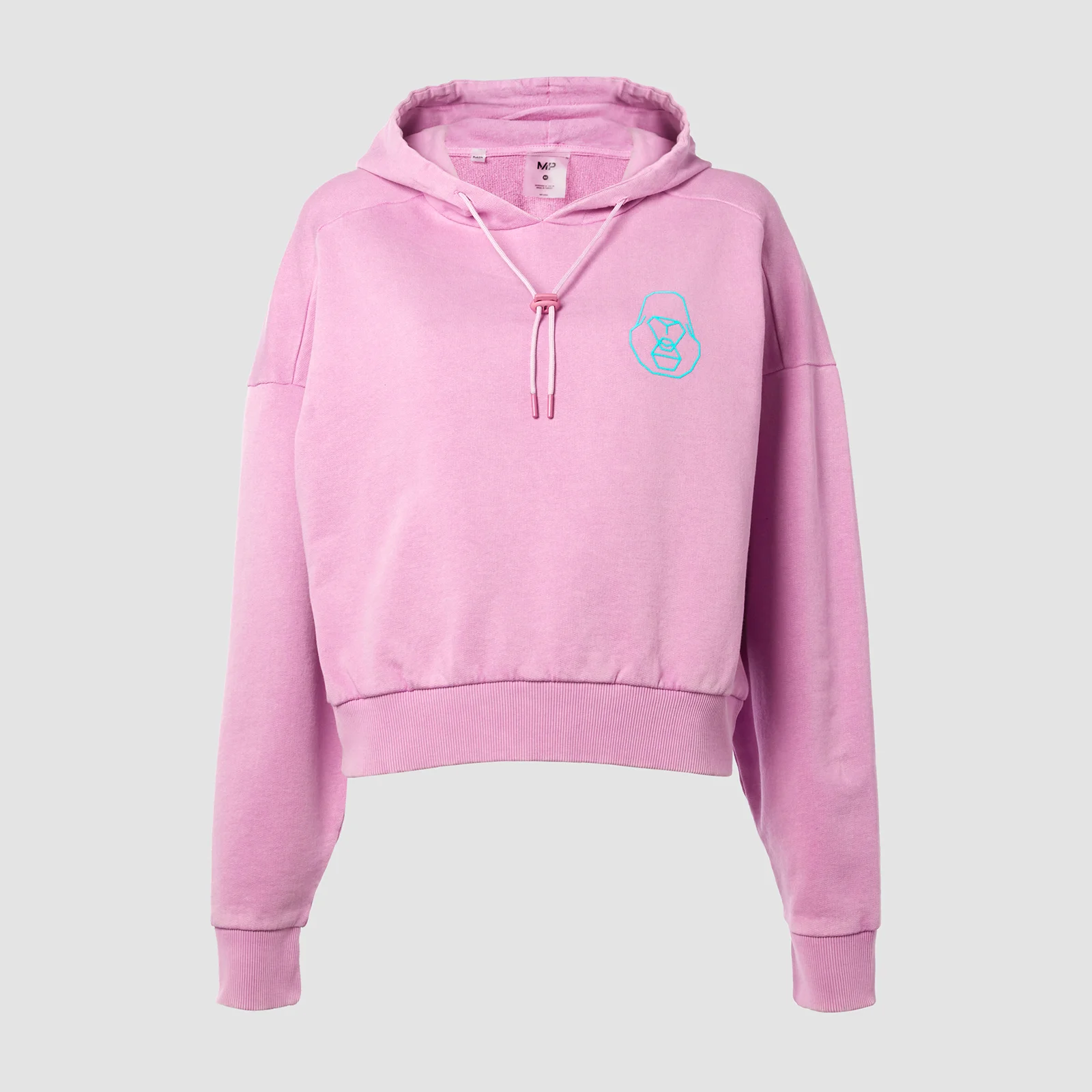 MP X Zack George Women's Washed Crop Hoodie - Pink Lavender - XXS Afbeelding 1