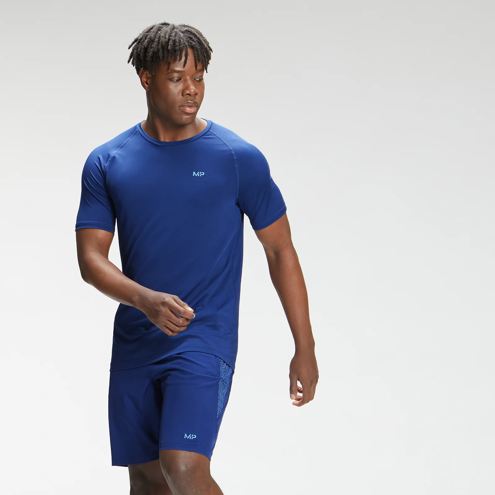 MP Tempo Graphic T-shirt met korte mouwen voor heren - Intens blauw - XXS Afbeelding 1