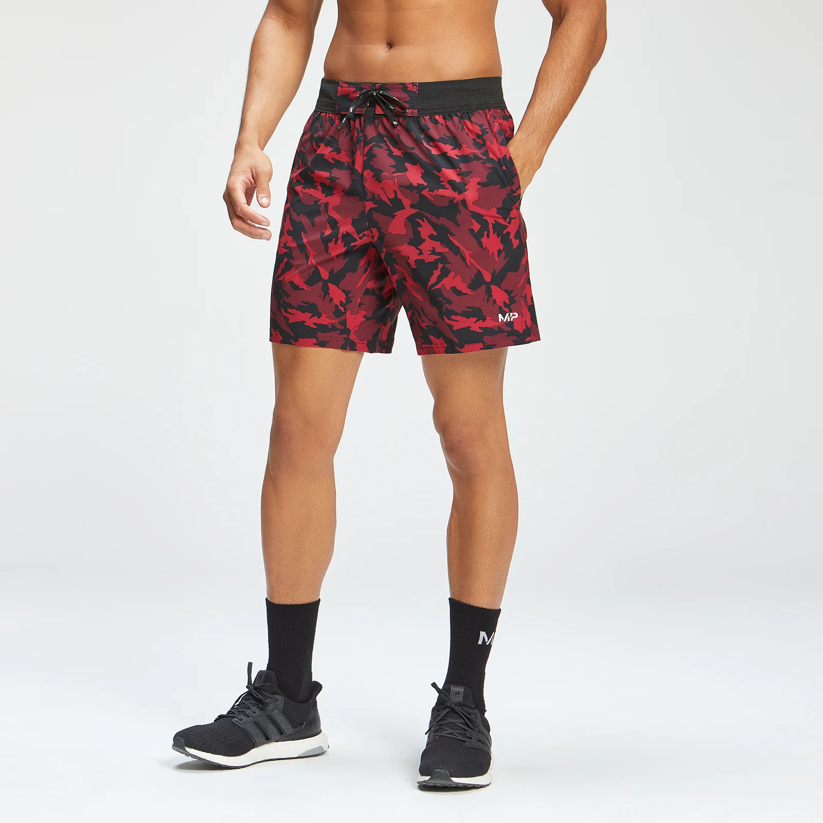 MP Men's Adapt 360 Short - Red Camo - XXS Afbeelding 1