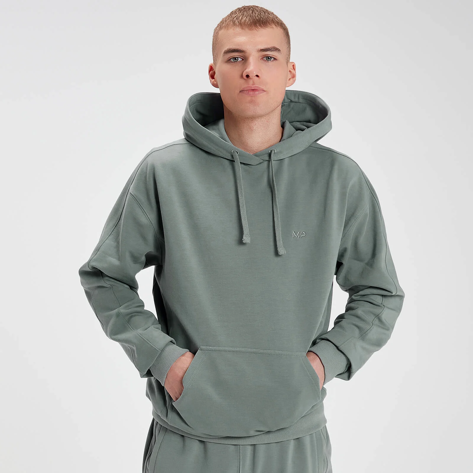 MP Rest Day oversized hoodie voor heren - Cactus - XXS Afbeelding 1