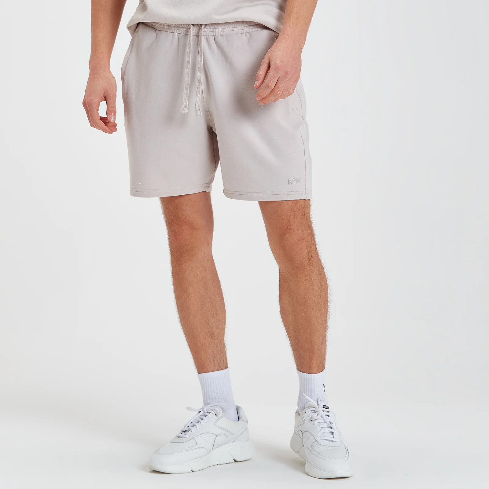 MP Rest Day sweatshort voor heren - Lichtgrijs (Bone Grey) - XXS Afbeelding 1