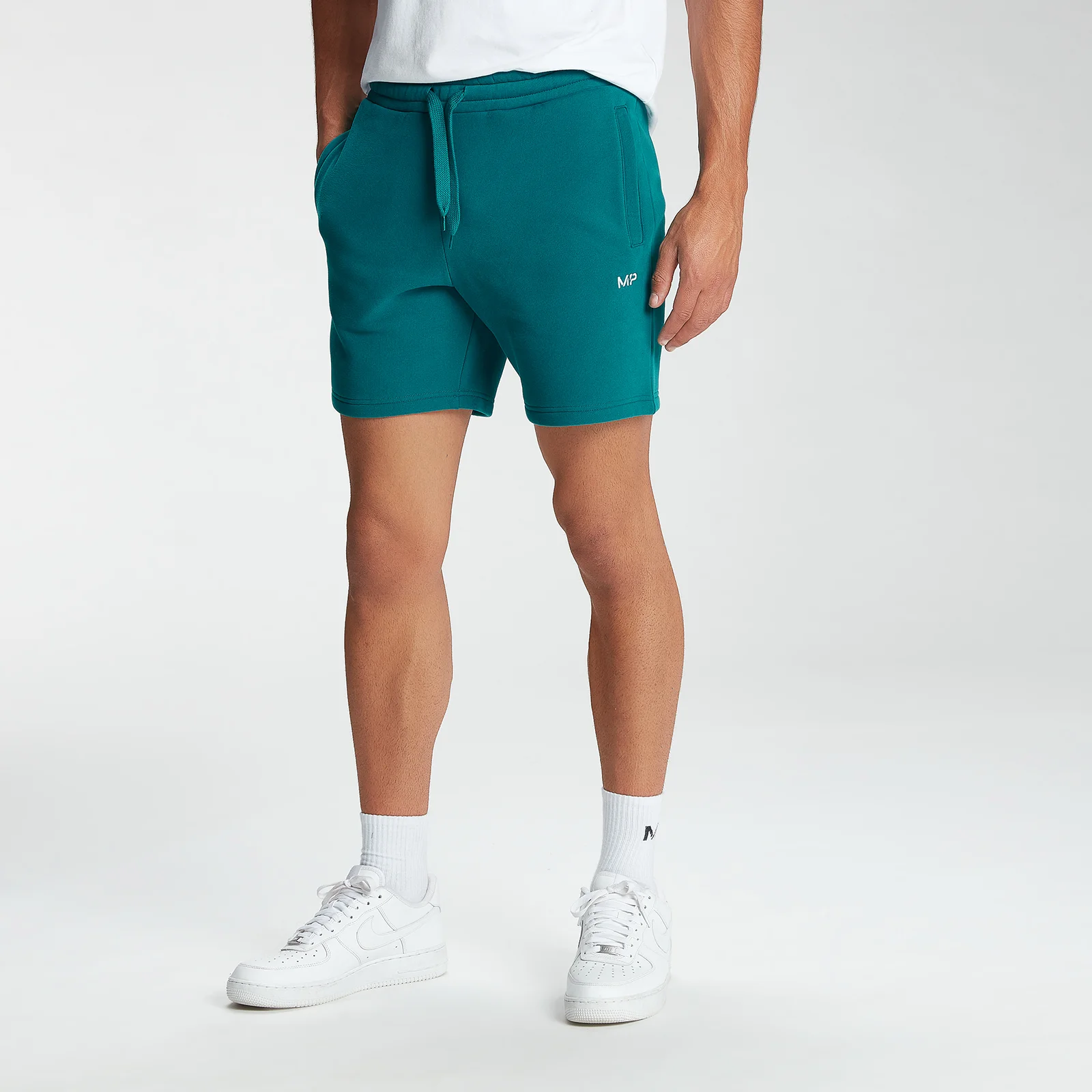 MP Men's Rest Day Sweatshorts - Teal - XXS Afbeelding 1
