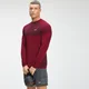 MP Men's Essential Seamless Long Sleeve Top - Wine Marl