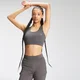MP Tempo Cross Back Repreve® sportbeha - Carbongrijs