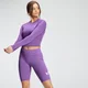 MP Essentials Training Dry Tech Long Sleeve Crop Top - Deep Lilac voor dames