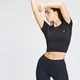 MP Shape naadloze crop top voor dames - Zwart