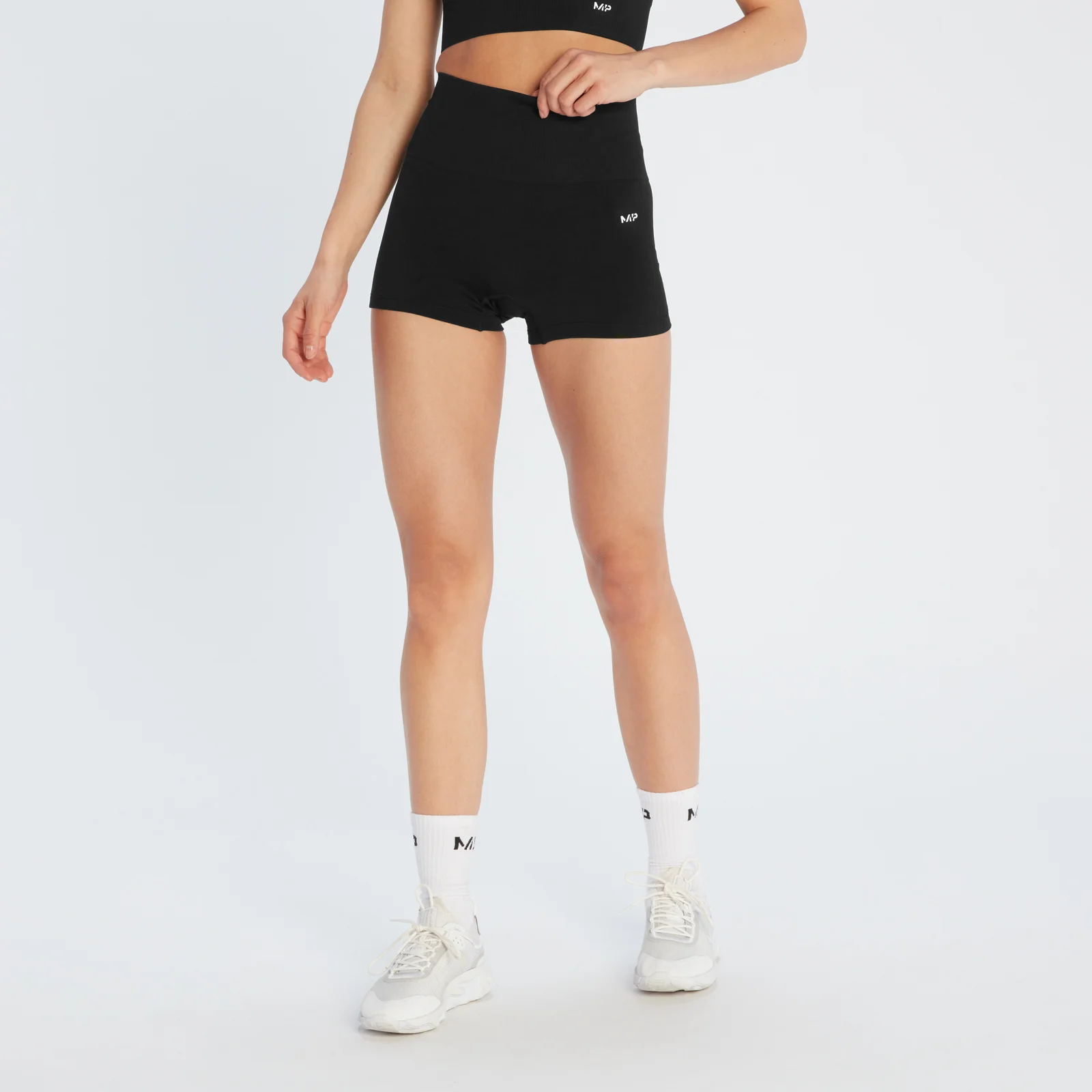 MP Vrouwen Shape Naadloze Booty Shorts - Zwart - XXS Afbeelding 1