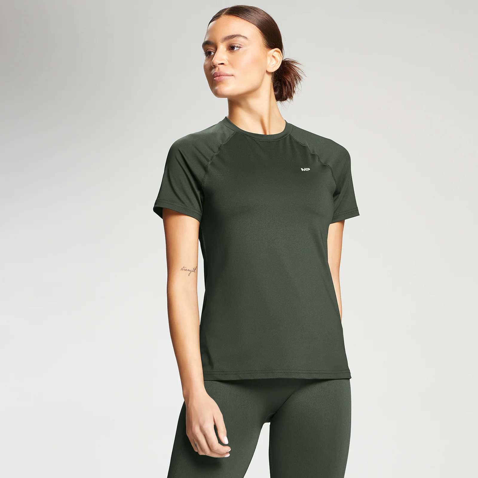 MP Women's Essentials Training Slim Fit T-shirt - Vine Leaf - XXS Afbeelding 1