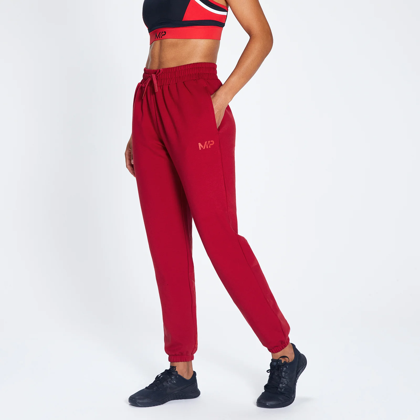 MP Women's Engage Bold Graphic Joggers - Wine/Black - XXS Afbeelding 1