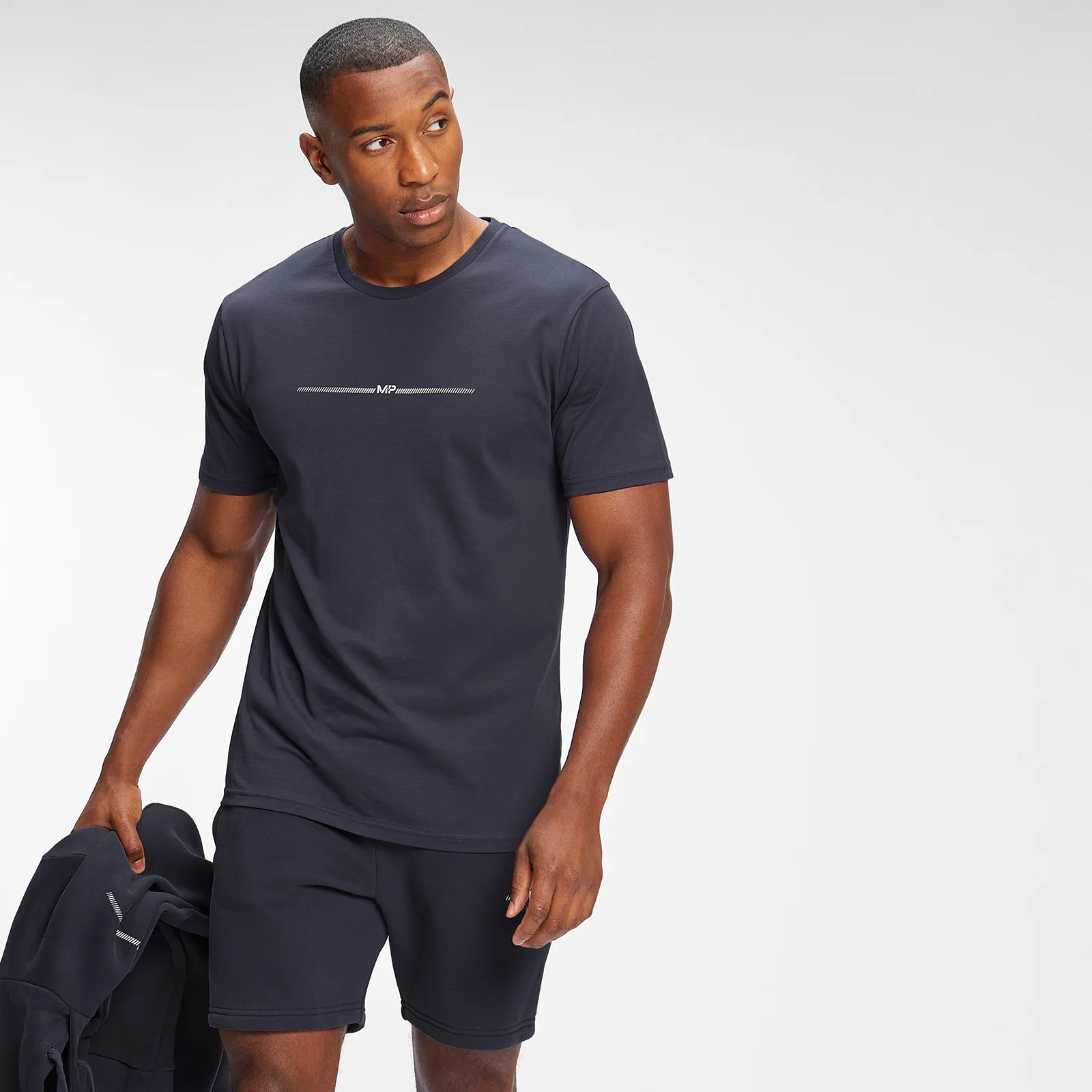 MP Men's Mini Mark Graphic Short Sleeve T-Shirt - Graphite - XXS Afbeelding 1