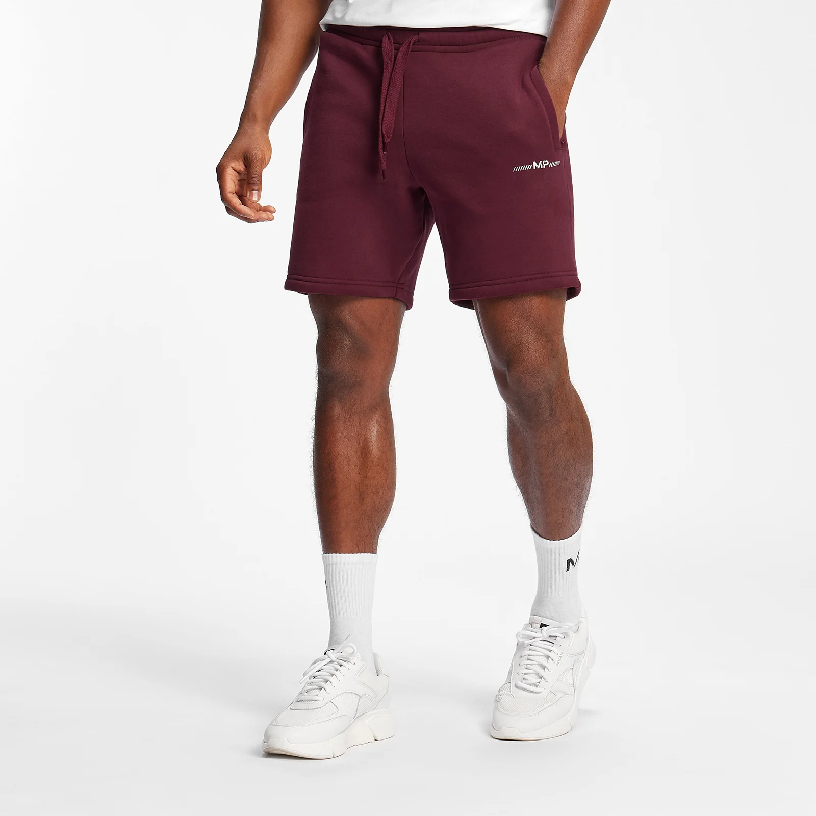 MP Men's Mini Mark Graphic Shorts - Merlot - XXS Afbeelding 1