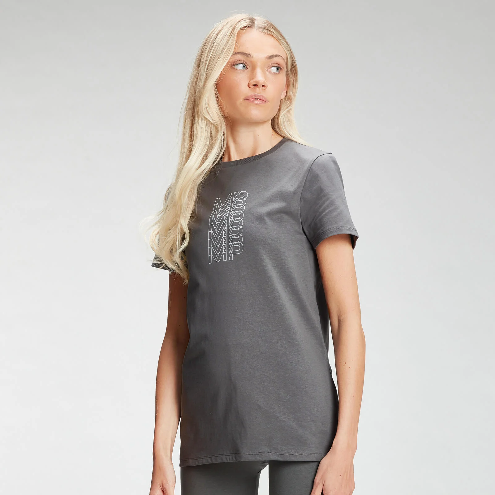 MP Repeat MP T-shirt voor dames - Carbongrijs - XXS Afbeelding 1