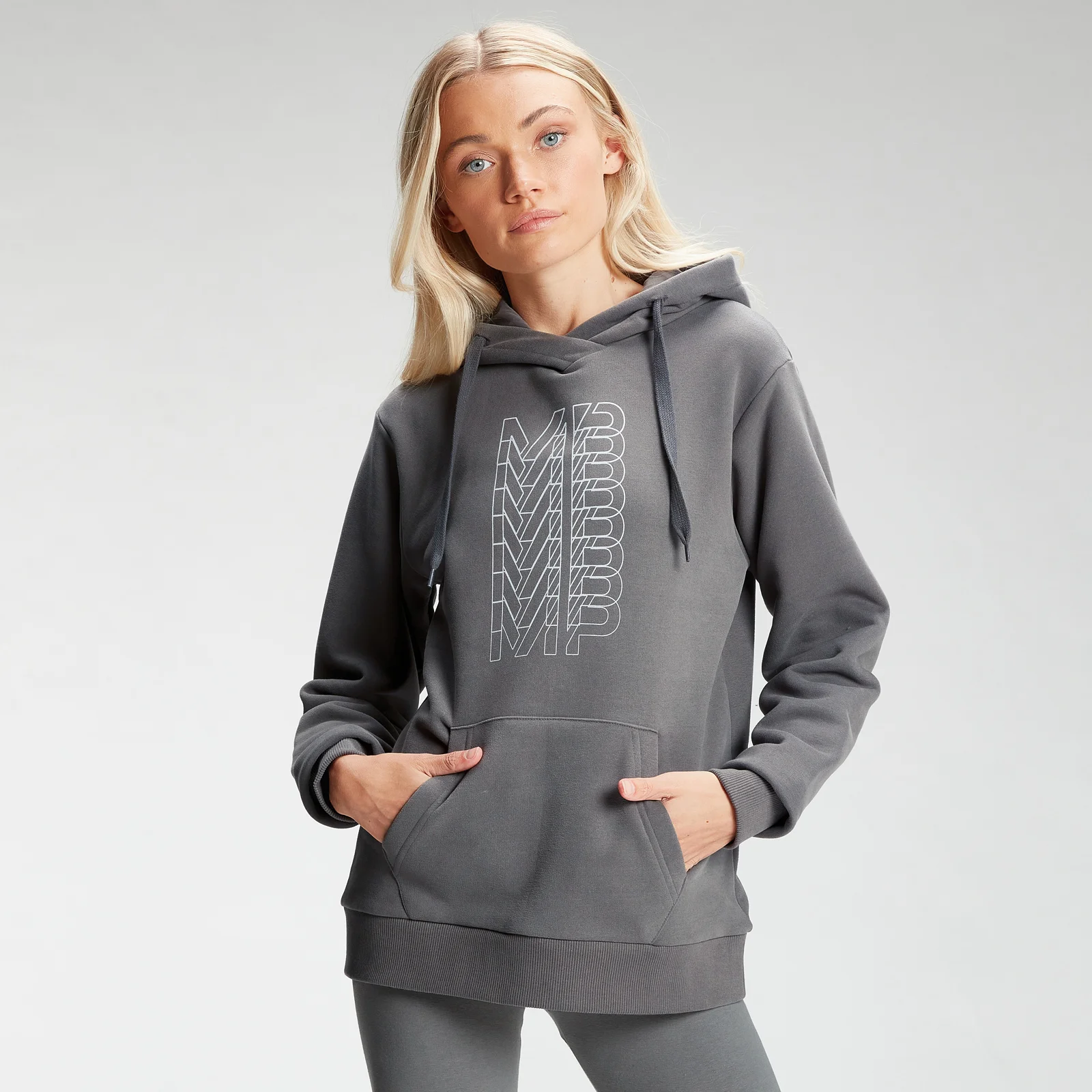 MP Repeat MP hoodie voor dames - Carbongrijs - XXS Afbeelding 1