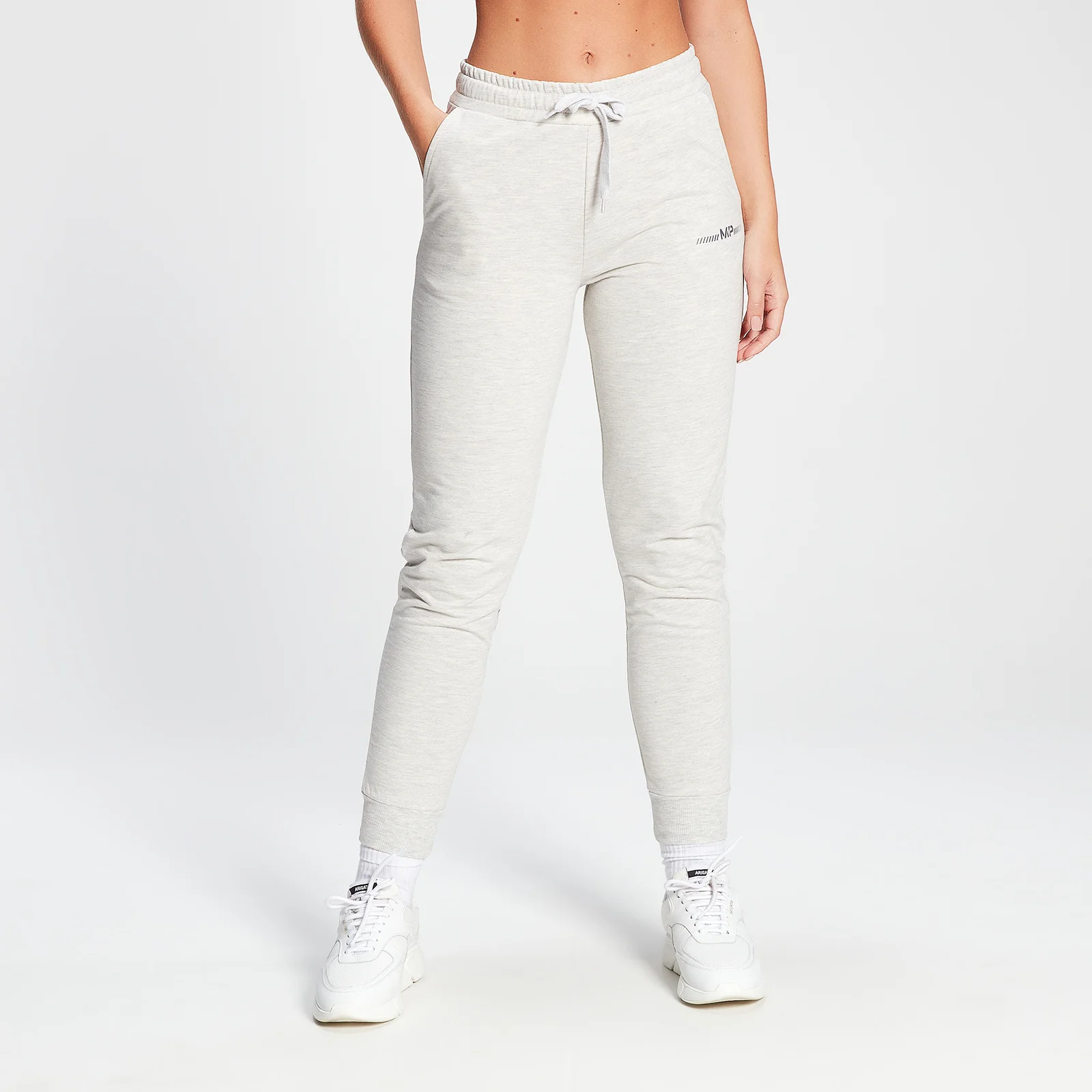MP Women's Mini Mark Graphic Joggers - Light Grey Marl - XXS Afbeelding 1