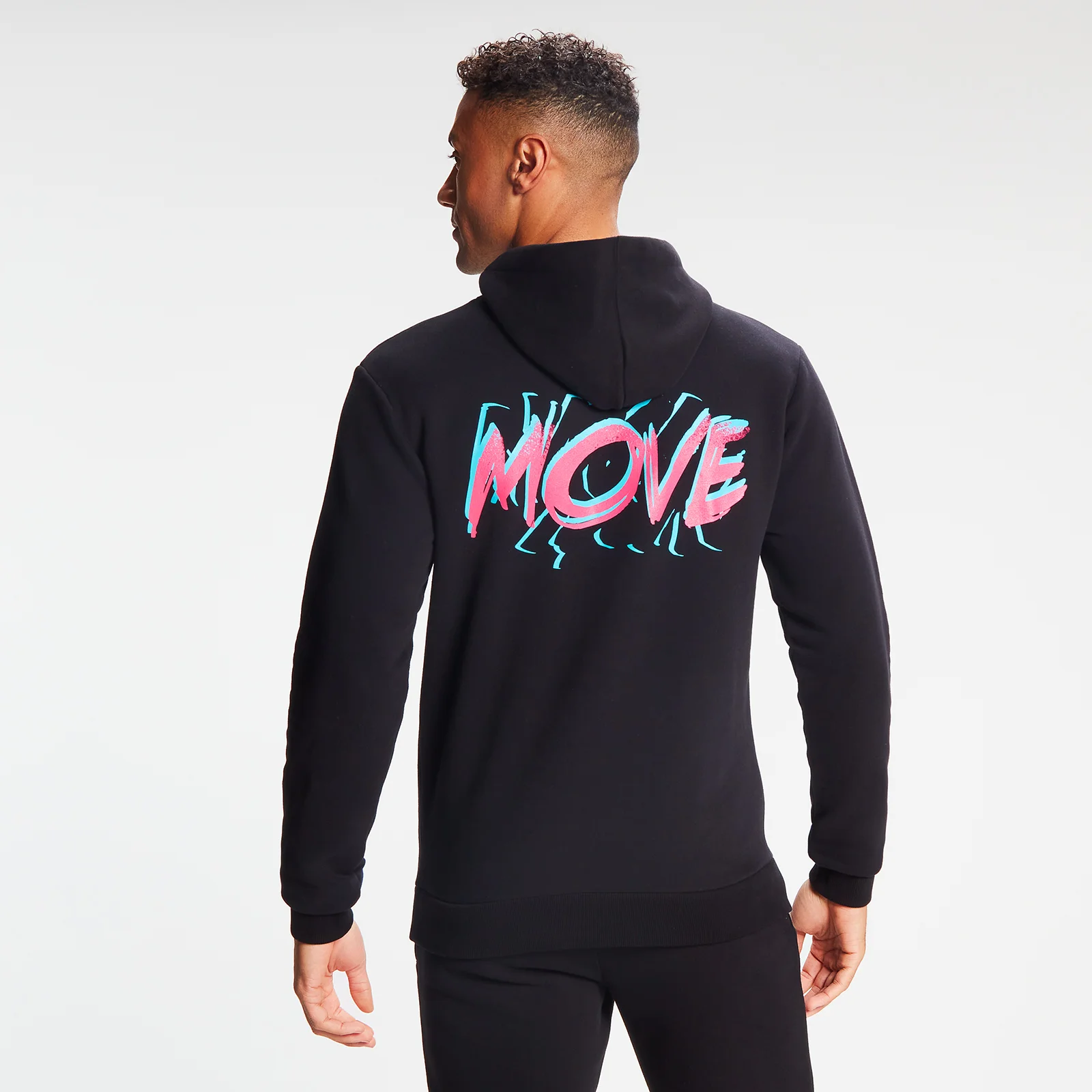 MP Retro Move hoodie voor heren - Zwart - XXS Afbeelding 1