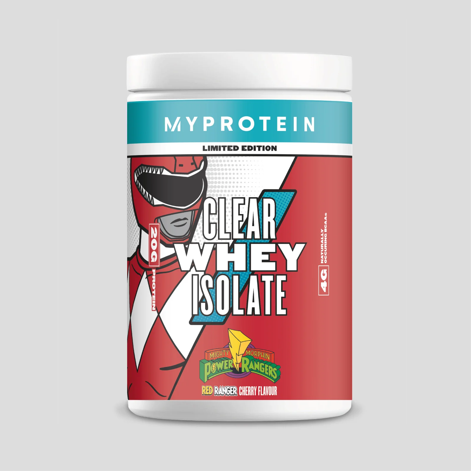 Clear Whey Isolaat – Power Rangers - 20servings - Zwarte Kers Afbeelding 1