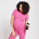MP Power Maternity top met korte mouwen voor dames - Sangria