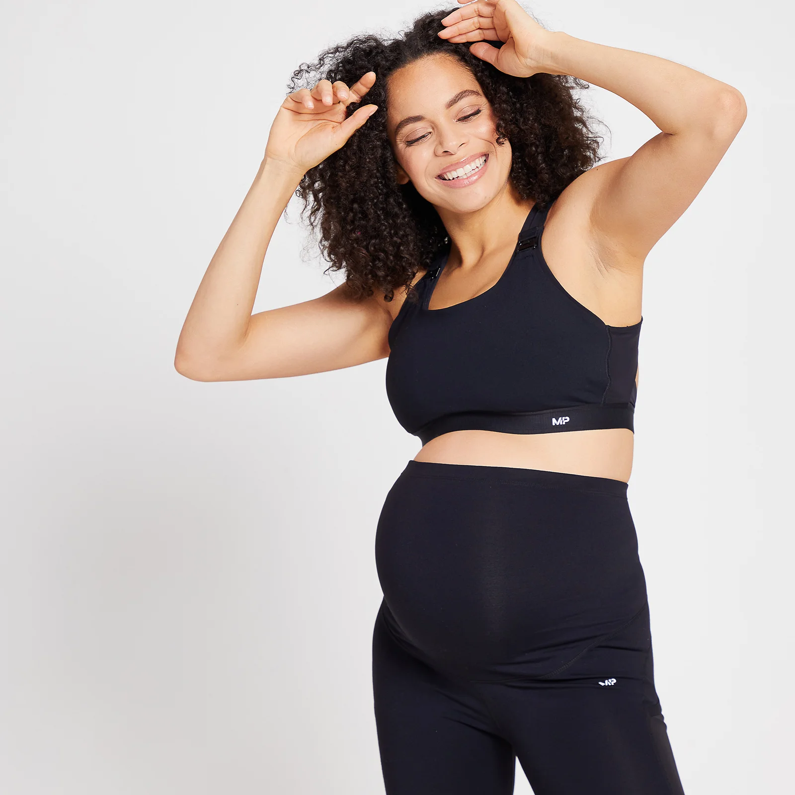 MP Power Maternity/Nursing sportbeha - Zwart - XXS Afbeelding 1