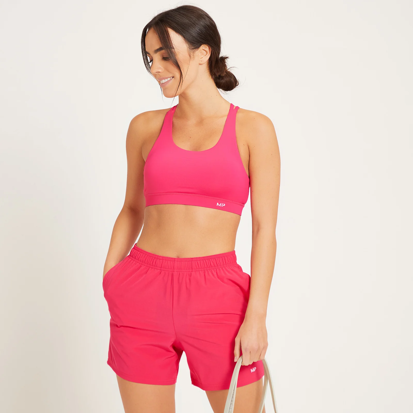 MP Control sportbeha voor dames - Magenta - XXS Afbeelding 1