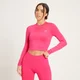 MP dry tech croptop met lange mouwen voor dames - Magenta