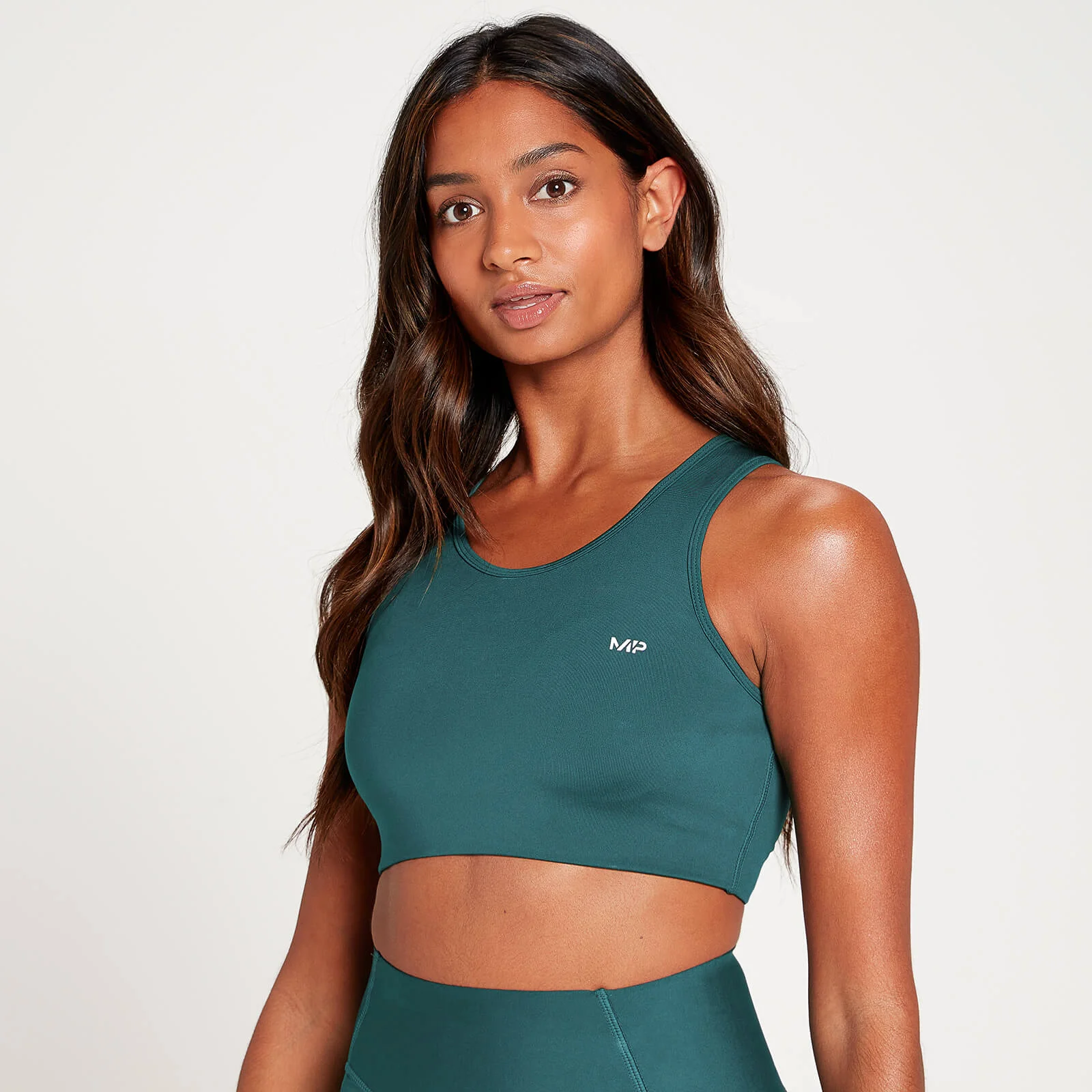 MP Sculpt lasergesneden sportbeha voor dames - Pijnboomgroen - XS Afbeelding 1