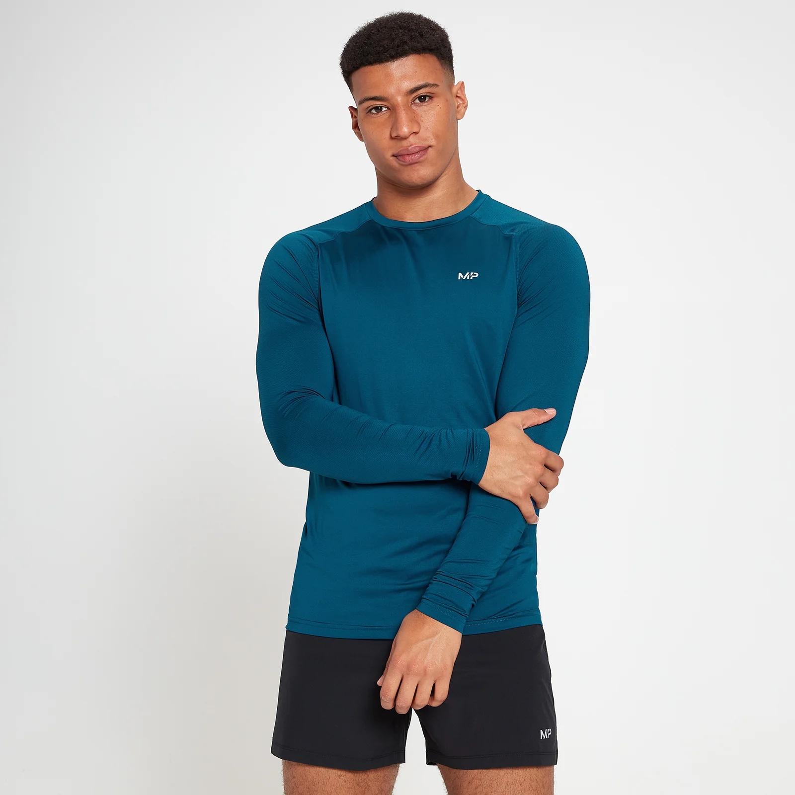 MP Velocity shirt met lange mouwen voor heren - Poseidon - XXS Afbeelding 1