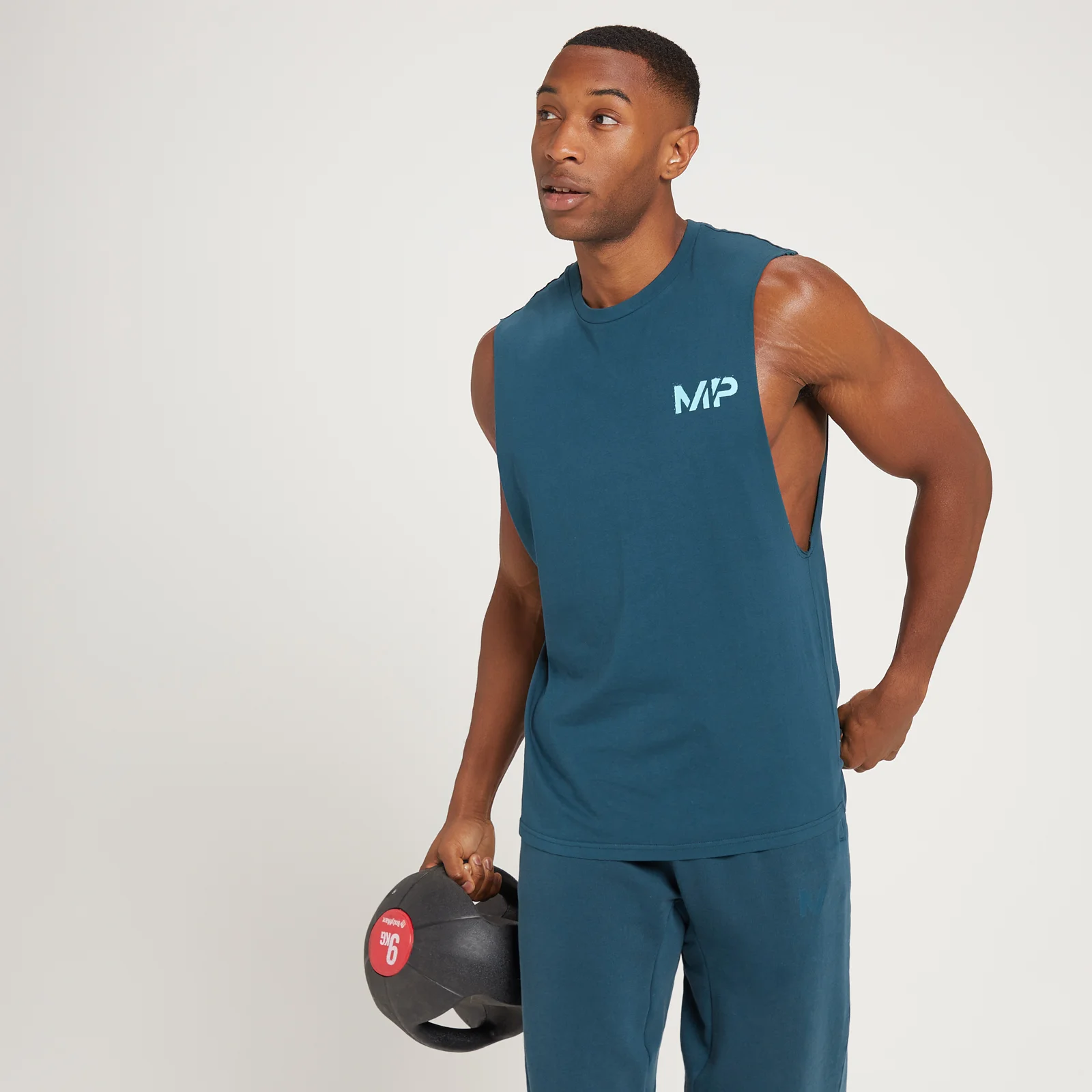 MP Adapt hemd met verwassen finish voor heren - Stofblauw - XXS Afbeelding 1