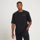 MP Adapt oversized T-shirt met verwassen finish en korte mouwen voor heren - Zwart