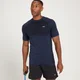 MP Essentials naadloos T-shirt met korte mouwen voor heren - Diepblauw gemêleerd