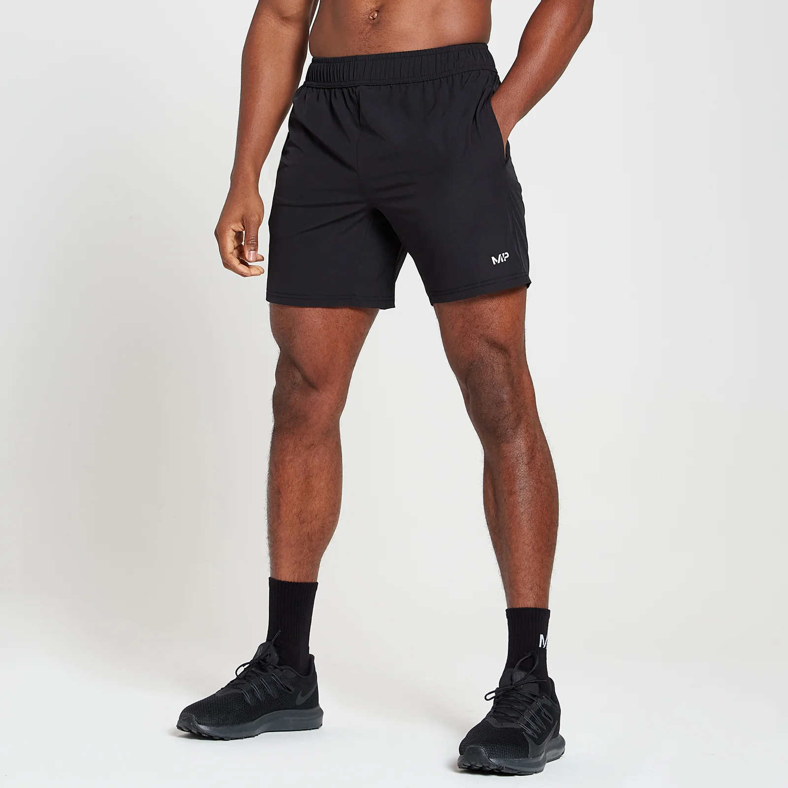 MP Run Graphic sportshort voor heren - Zwart - XXS Afbeelding 1