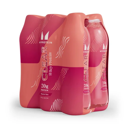 Clear Protein Water - RTD (verpakking met zes stuks) - 6 Pack - Perzik Thee