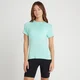 MP Performance sportshirt voor dames - IJsblauw gemêleerd met witte vlek