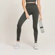 MP Curve legging met hoge taille voor dames - Carbongrijs gemêleerd