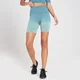 MP Velocity Ultra naadloze fietsshort voor dames - Steenblauw