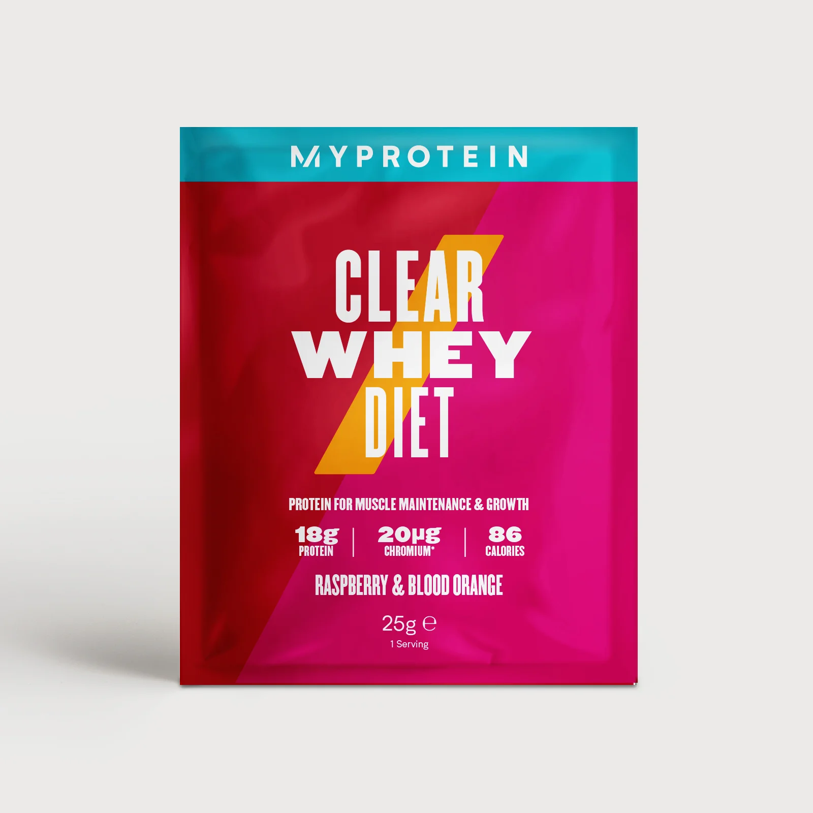 Myprotein Clear Diet Whey (Sample) - 25g - Framboos & Bloedsinaasappel Afbeelding 1