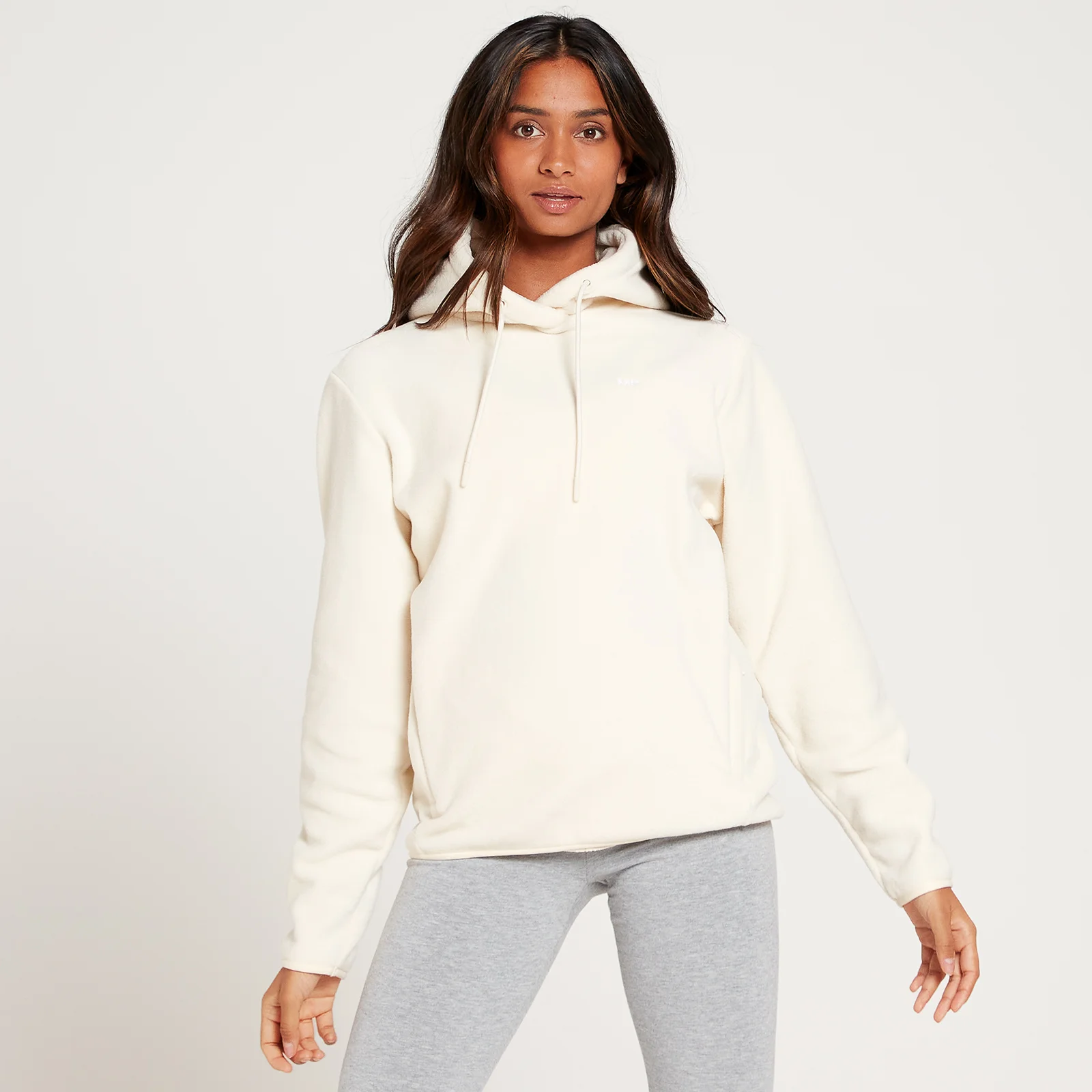 MP Essential overhead hoodie van fleecestof voor dames - Ecru - XXS Afbeelding 1