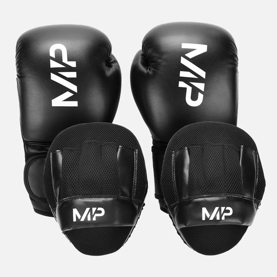 MP bokshandschoenen en pads (set) - Zwart - 8oz Afbeelding 1