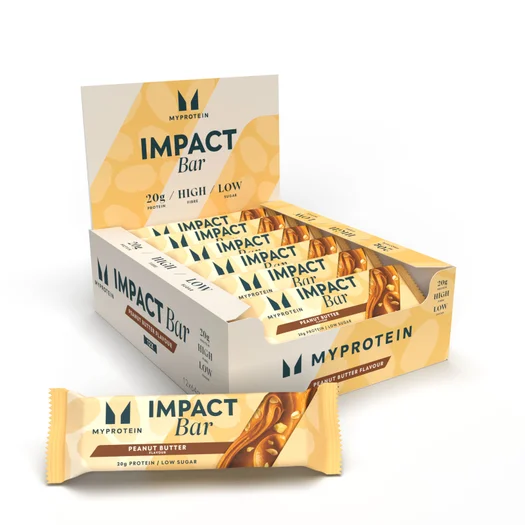 Impact Protein Bar - 12 x 64g - Pindakaas