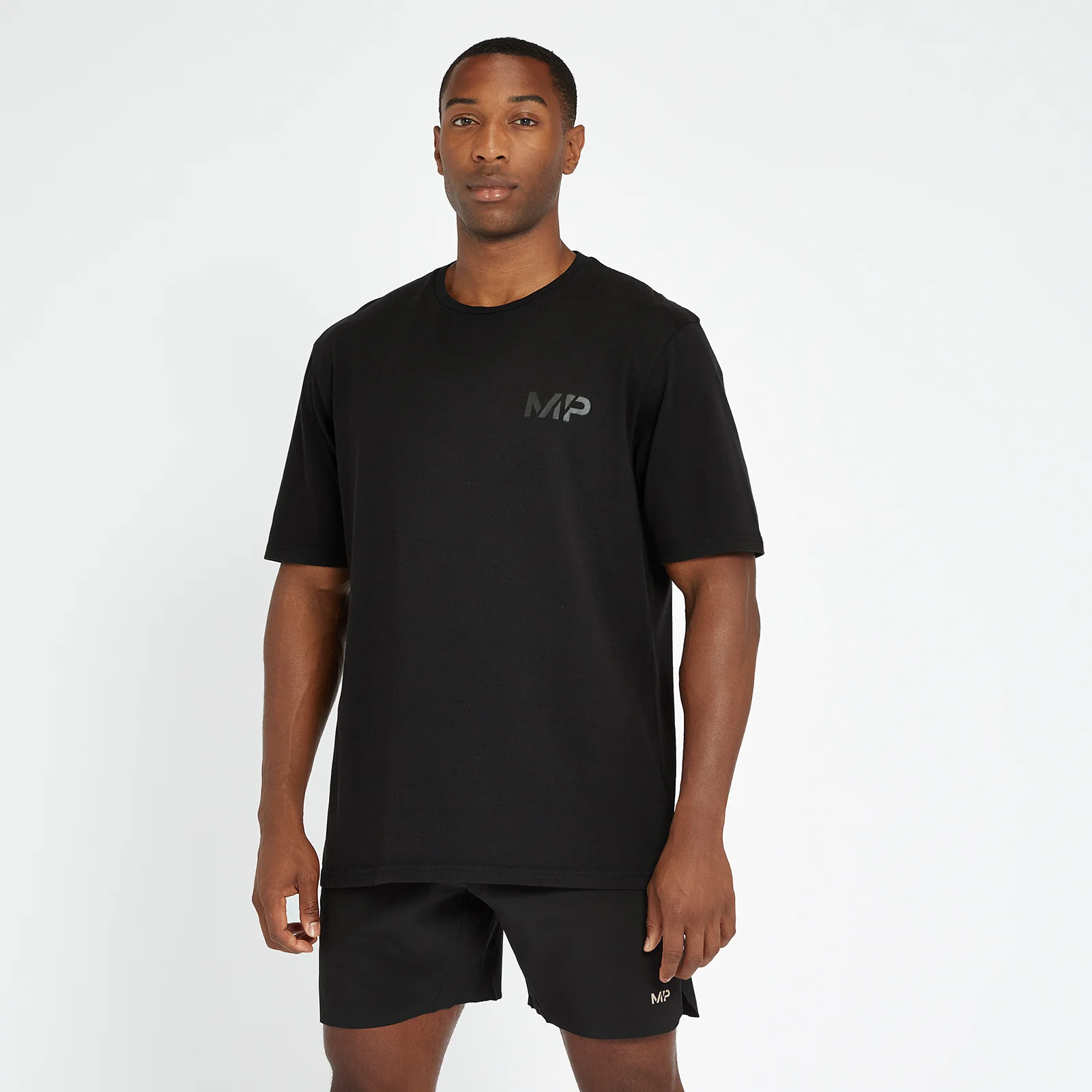 MP Adapt oversized T-shirt met verwassen finish voor heren - Zwart - XXS Afbeelding 1