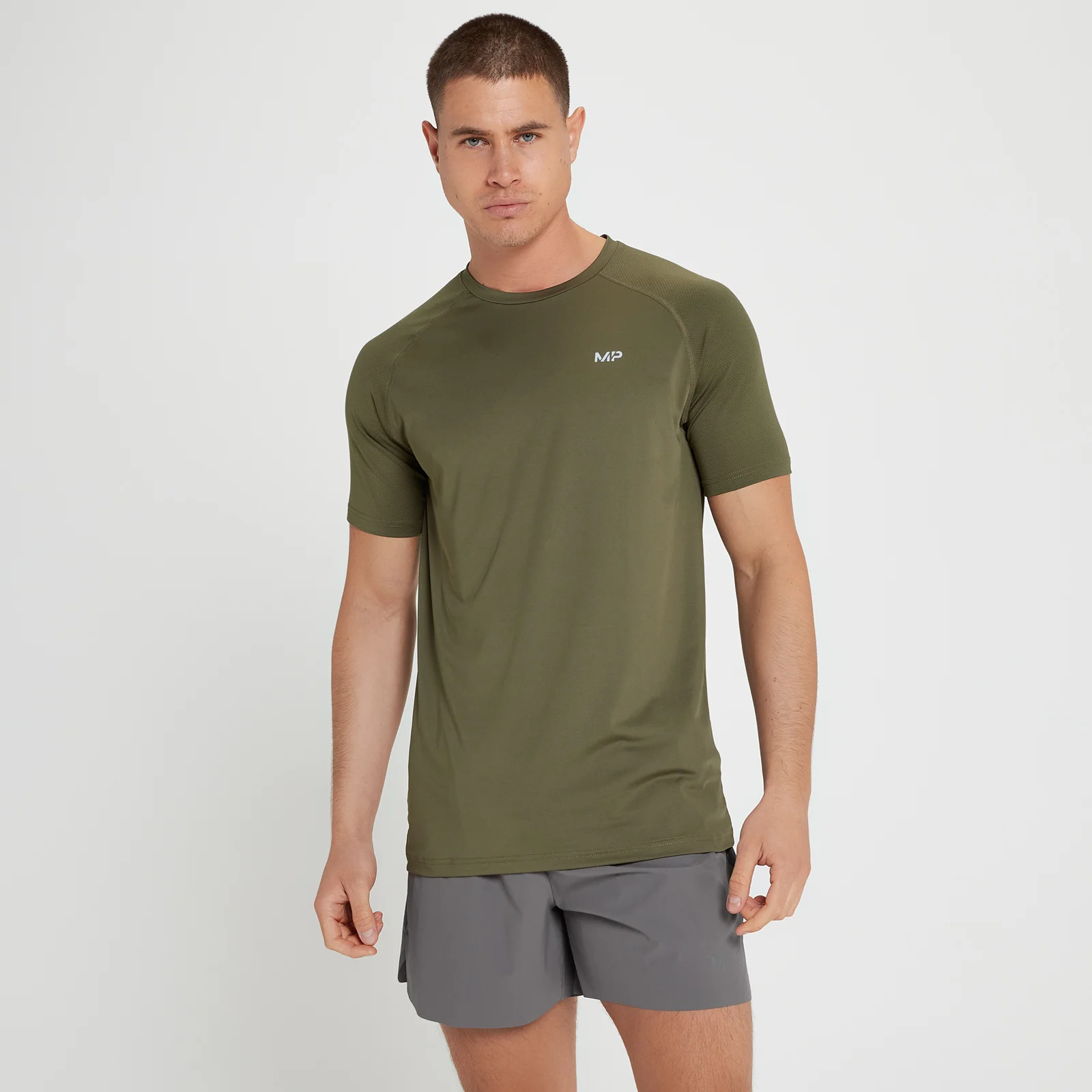 MP Velocity T-shirt met korte mouwen voor heren - Legergroen - XXS Afbeelding 1