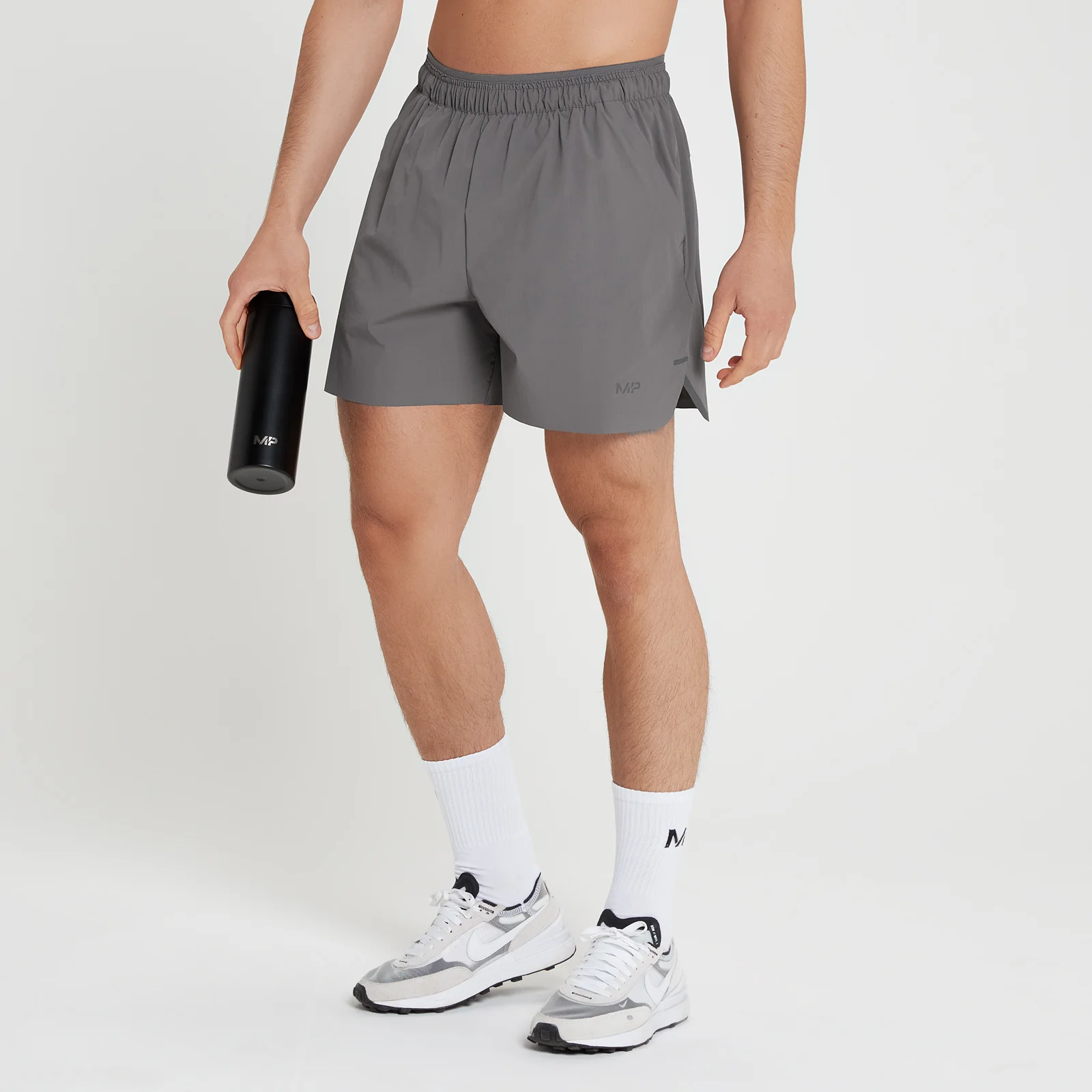 MP Velocity Ultra 5 inch short voor heren - Kiezelgrijs - XXS Afbeelding 1
