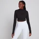 MP Power Ultra cropped shirt met kwartrits voor dames - Zwart
