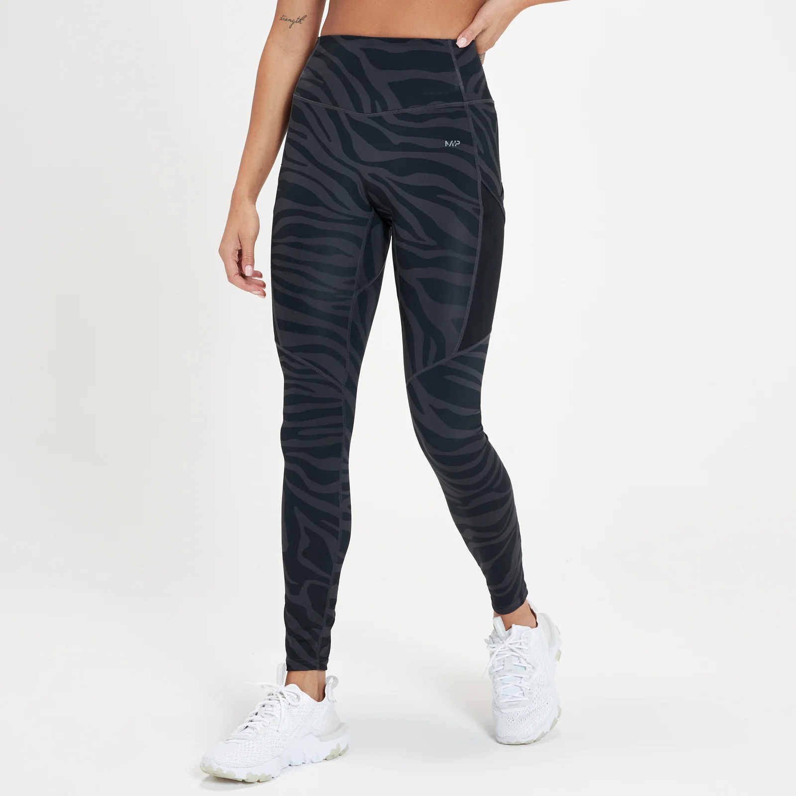 MP Tempo legging voor dames - Zwart zebra - XXS Afbeelding 1